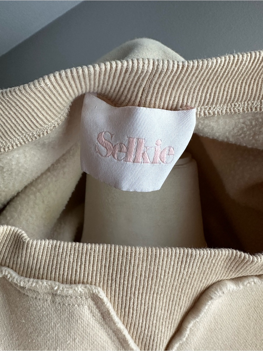 Selkie Cream Graphic Crewneck Sweatshirt Featuring Classical Painting - Picture 7 of 8